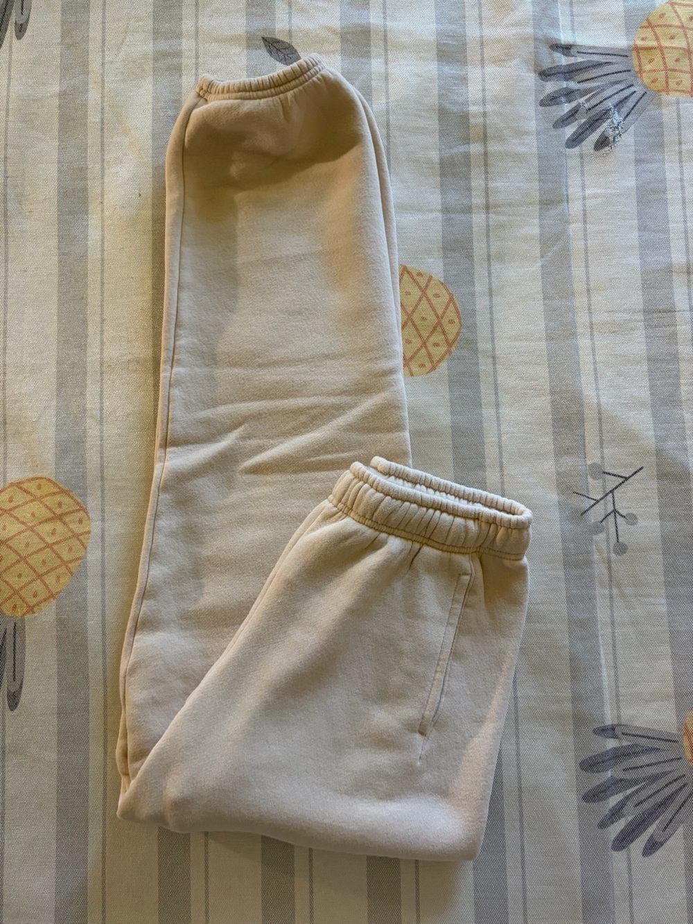 Offline by Aerie Cream Jogger Sweatpants